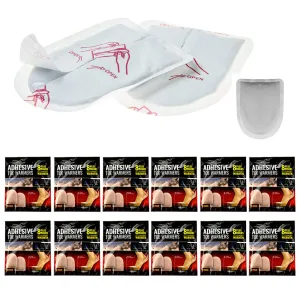 12 Pairs Adhesive Toe Warmers Feet Pads Air Activated Heat up to 8 Hours EXPIRED