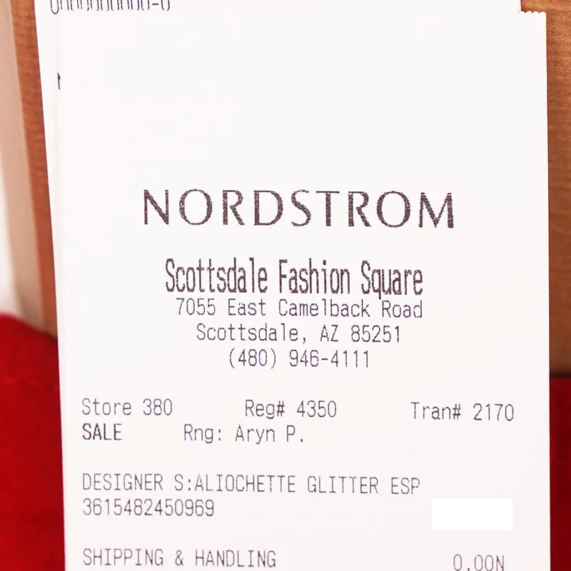 37 NEW $695 CHRISTIAN LOUBOUTIN ALIOCHETTE Gold GLITTER SPIKE ESPADRILLES FLATS