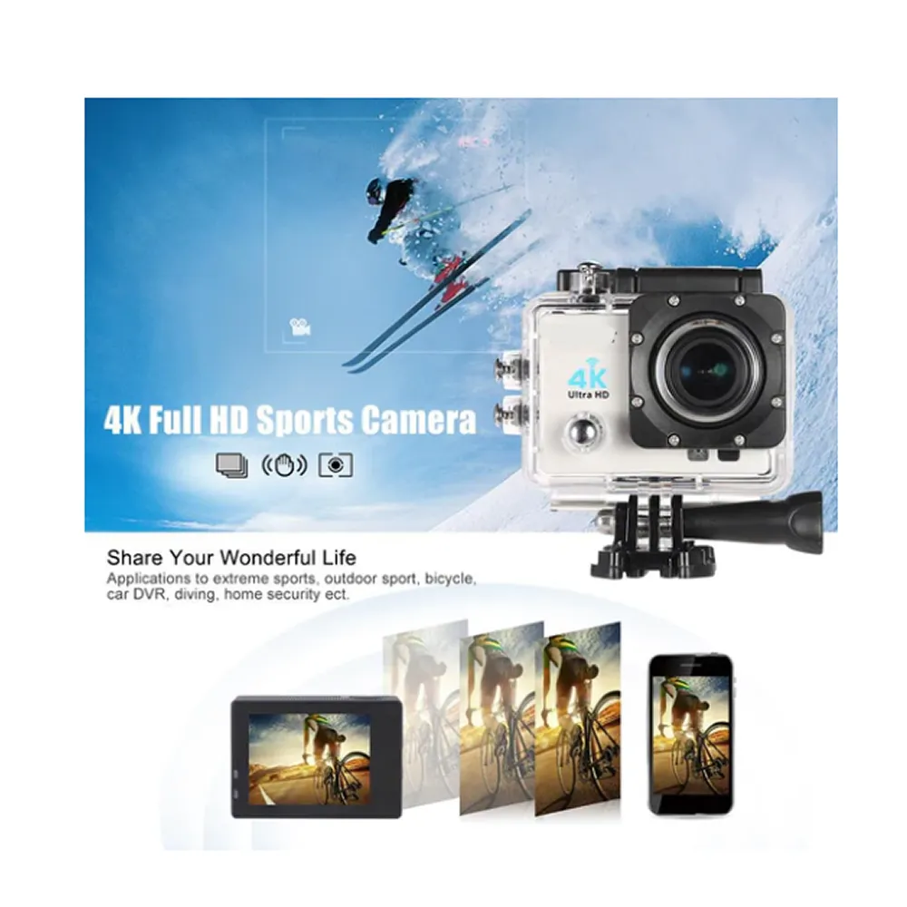 4K Hd Sport Waterproof Camera Recorder M24-7-4