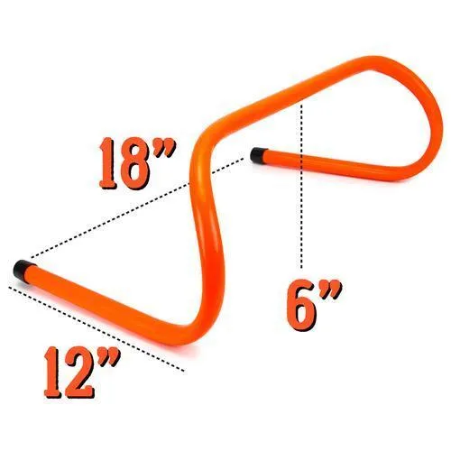 6" Agility Training Hurdles, Pack of 5