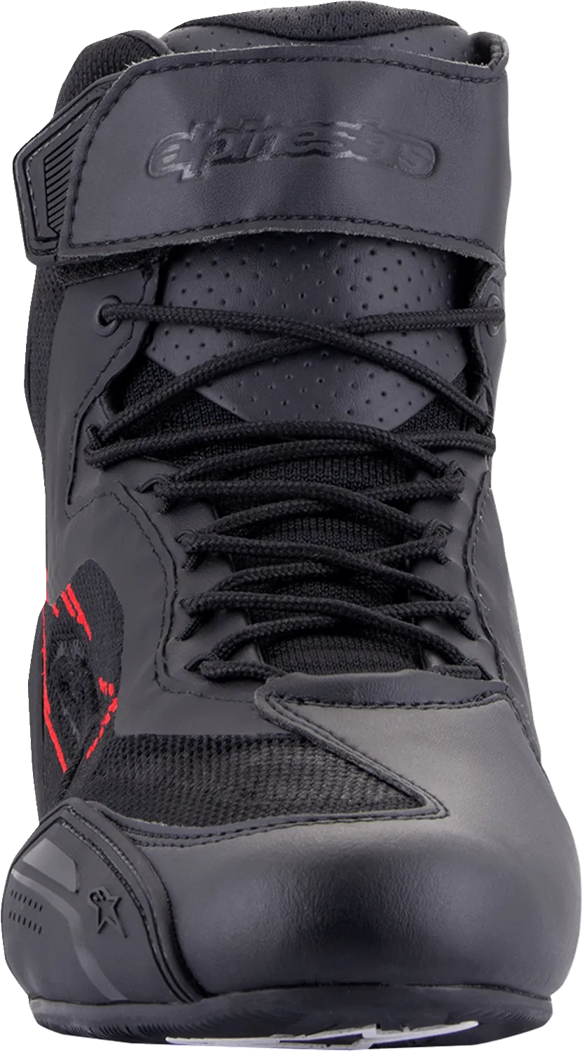 ALPINESTARS Faster-3 Rideknit Riding Shoes - Black/Gray/Red - US 8.5 2510319-1993-85