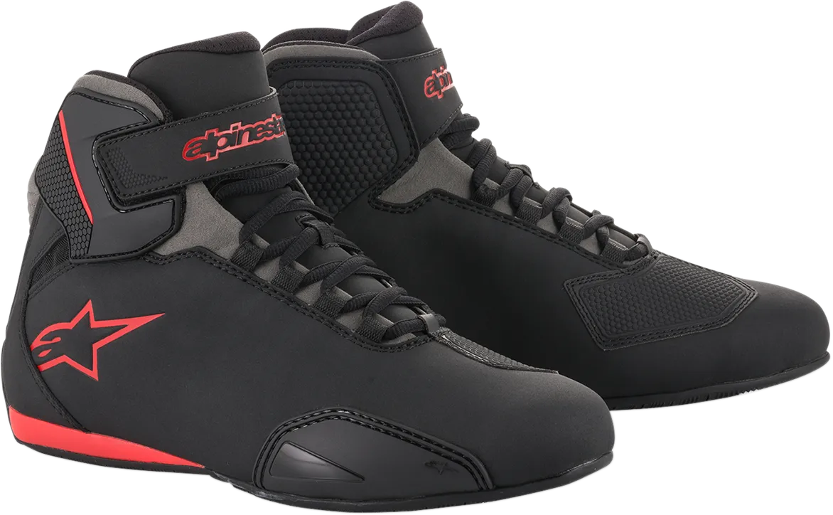ALPINESTARS Sektor Shoes - Black/Gray/Red - US 13 251551813113