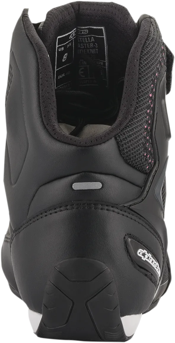 ALPINESTARS Stella Faster-3 Rideknit Shoes - Black/Yellow/Pink - US 6 251052014396