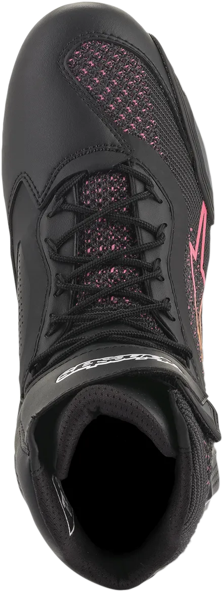 ALPINESTARS Stella Faster-3 Rideknit Shoes - Black/Yellow/Pink - US 6 251052014396