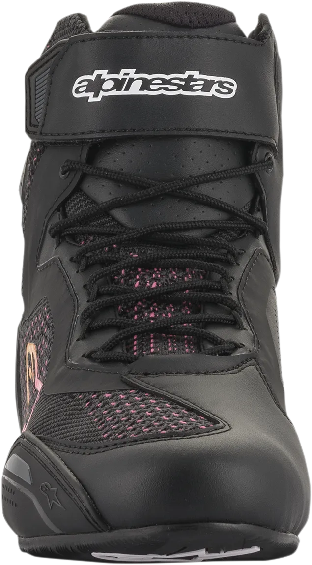 ALPINESTARS Stella Faster-3 Rideknit Shoes - Black/Yellow/Pink - US 6 251052014396