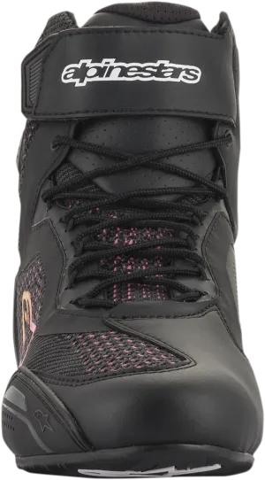 ALPINESTARS Stella Faster-3 Rideknit Shoes - Black/Yellow/Pink - US 6 251052014396