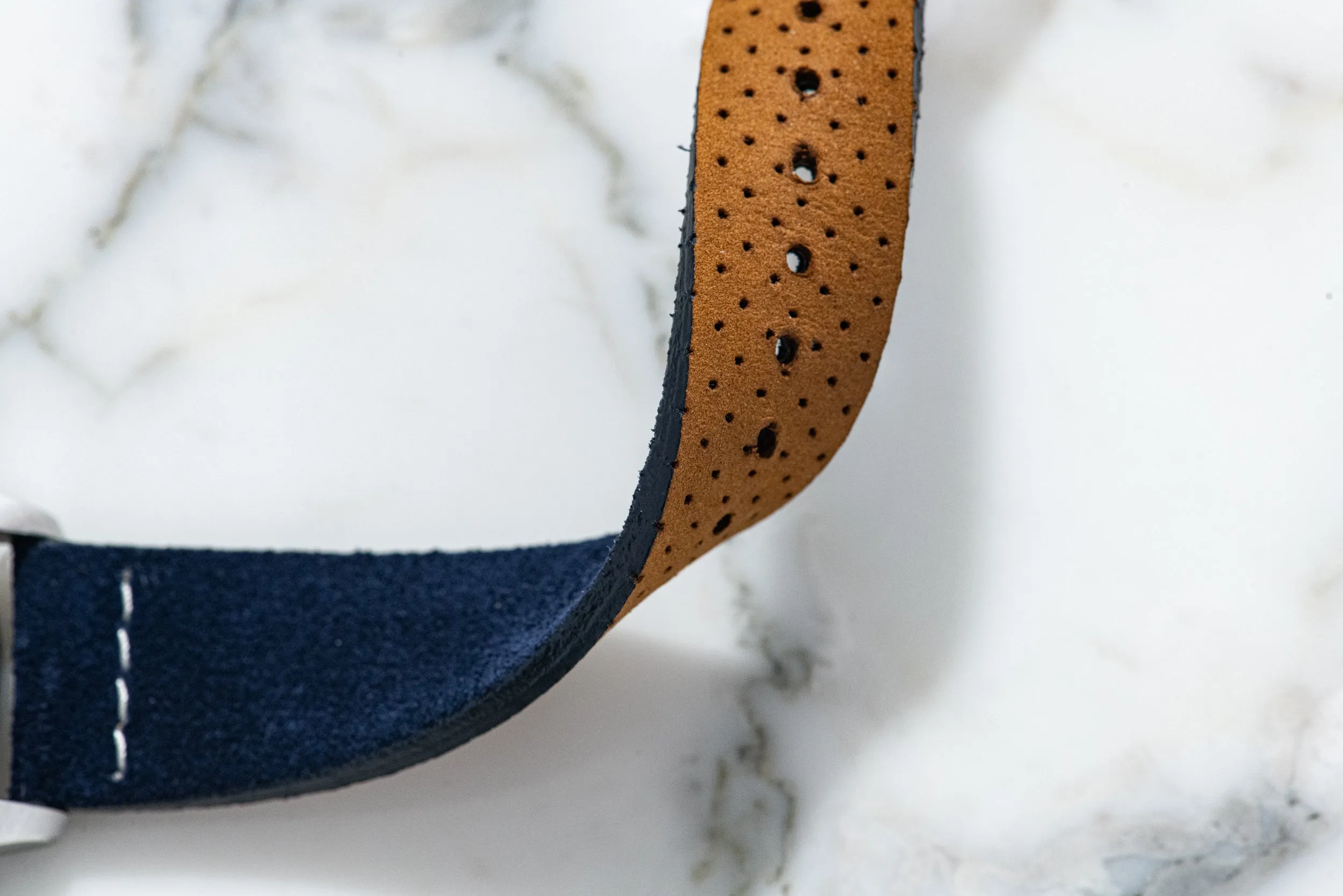 Annapolis Blue Suede Strap