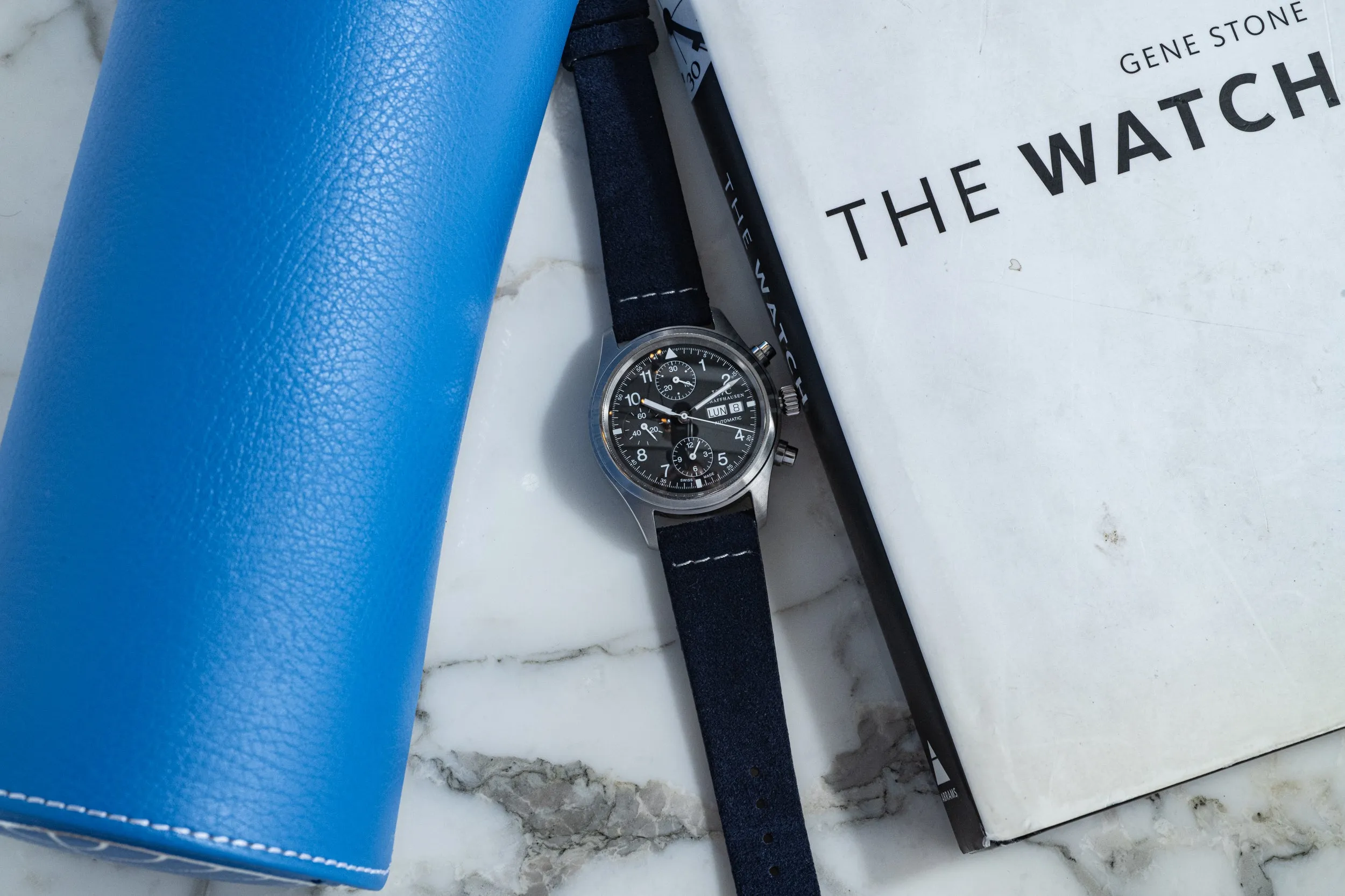 Annapolis Blue Suede Strap