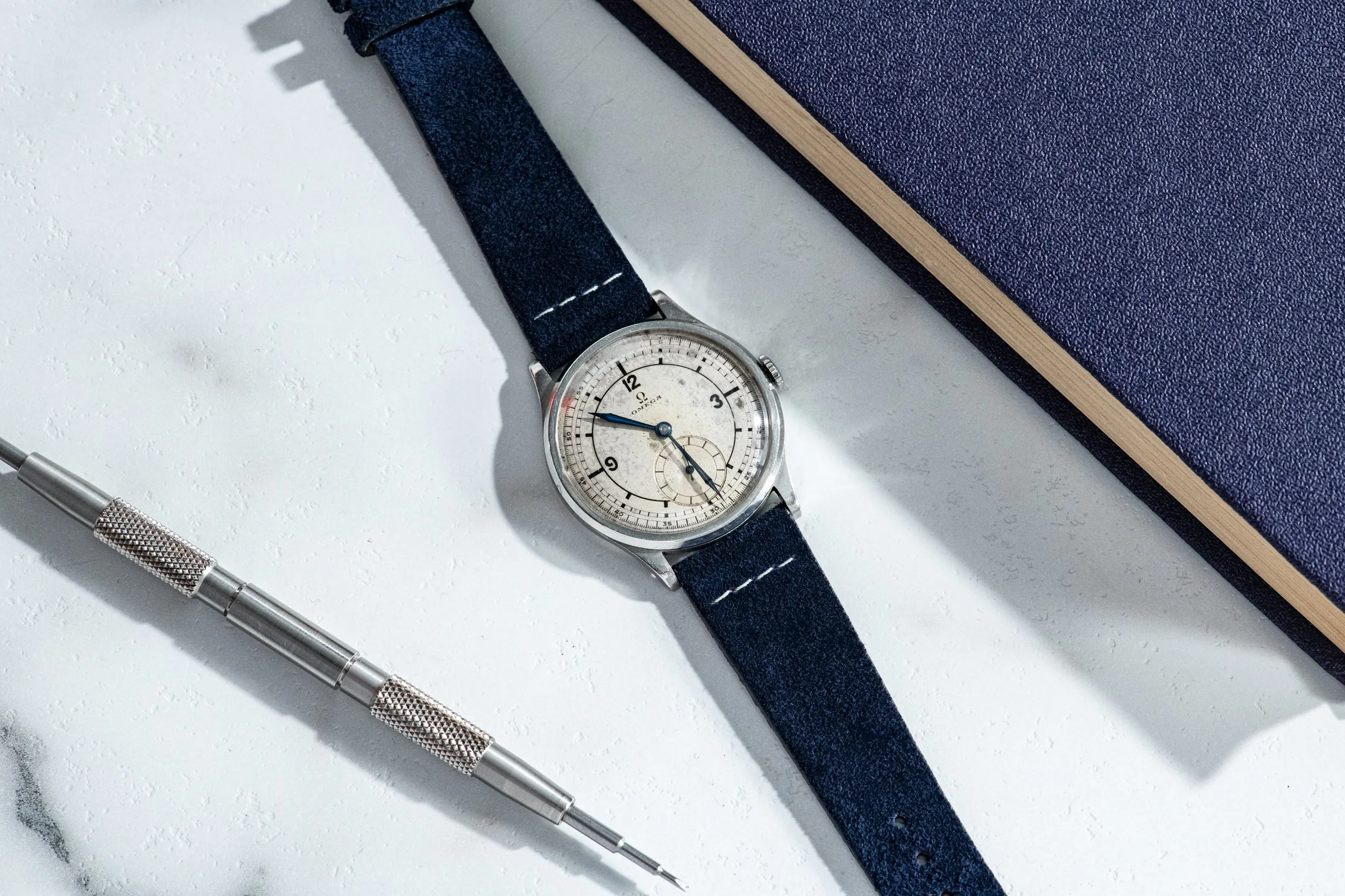Annapolis Blue Suede Strap