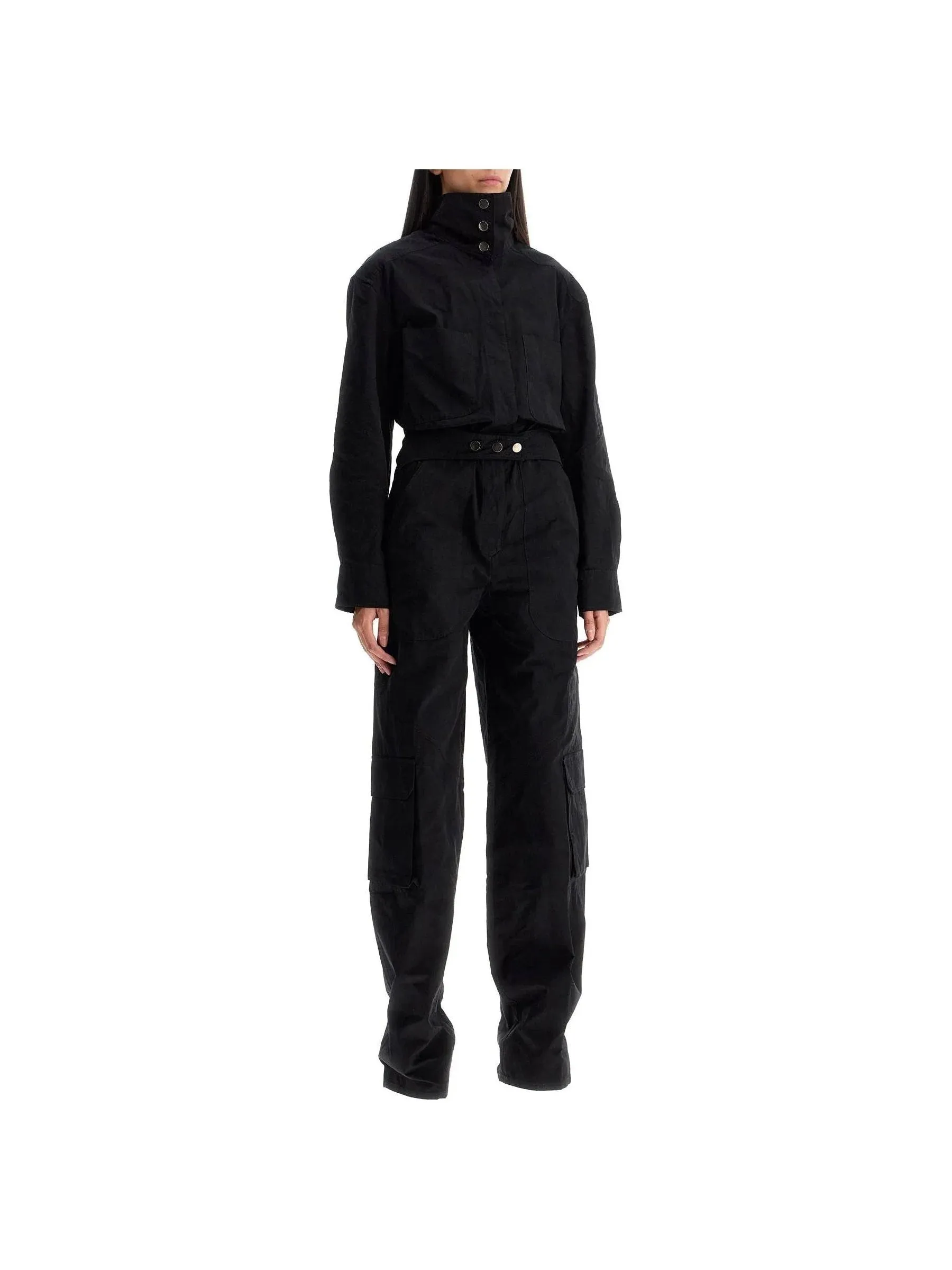 Aviator Suede-Like Jumpsuit