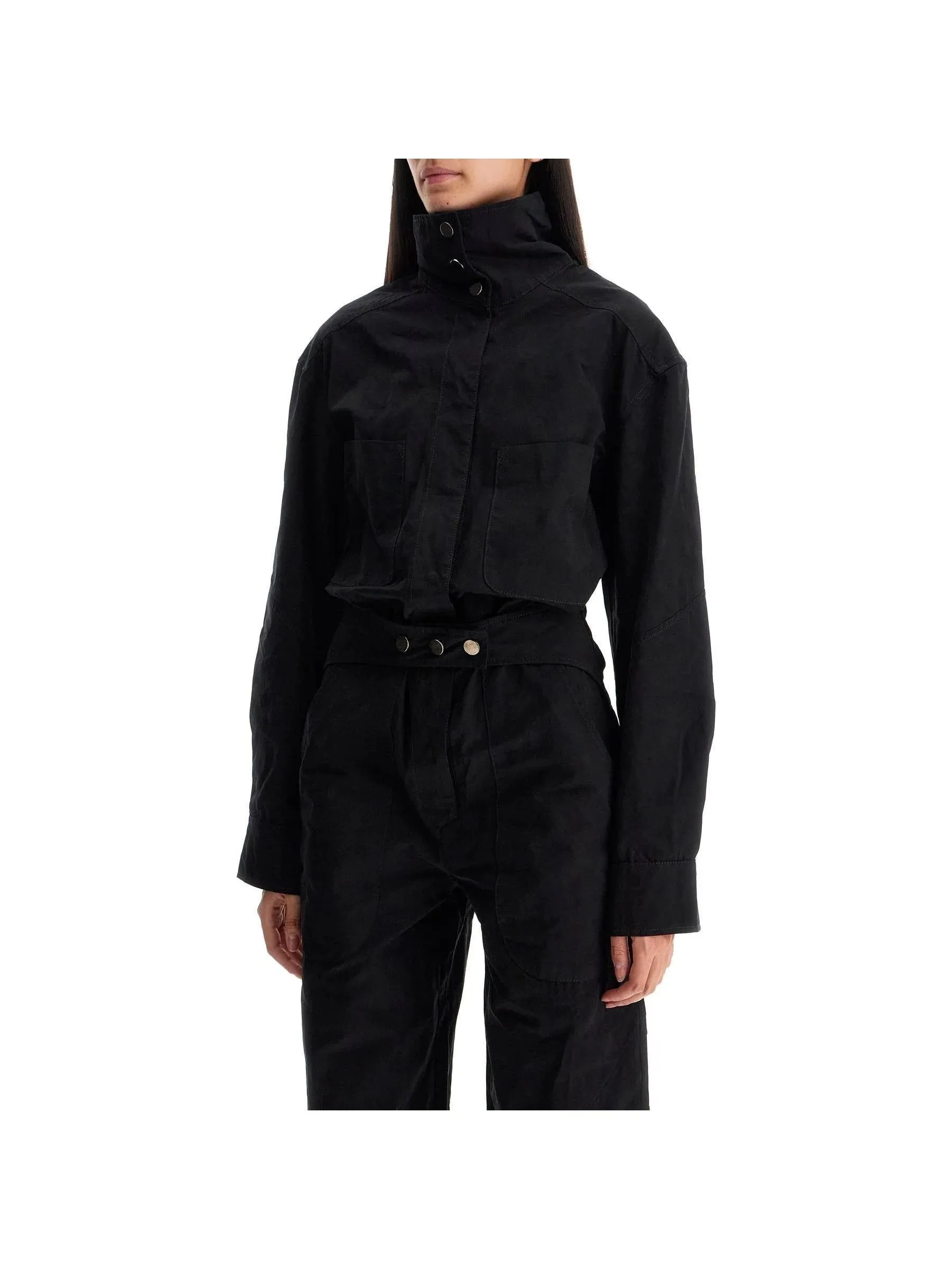 Aviator Suede-Like Jumpsuit