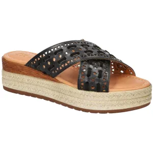 Bella Vita Womens Exa-Italy Leather Cut Out Espadrilles