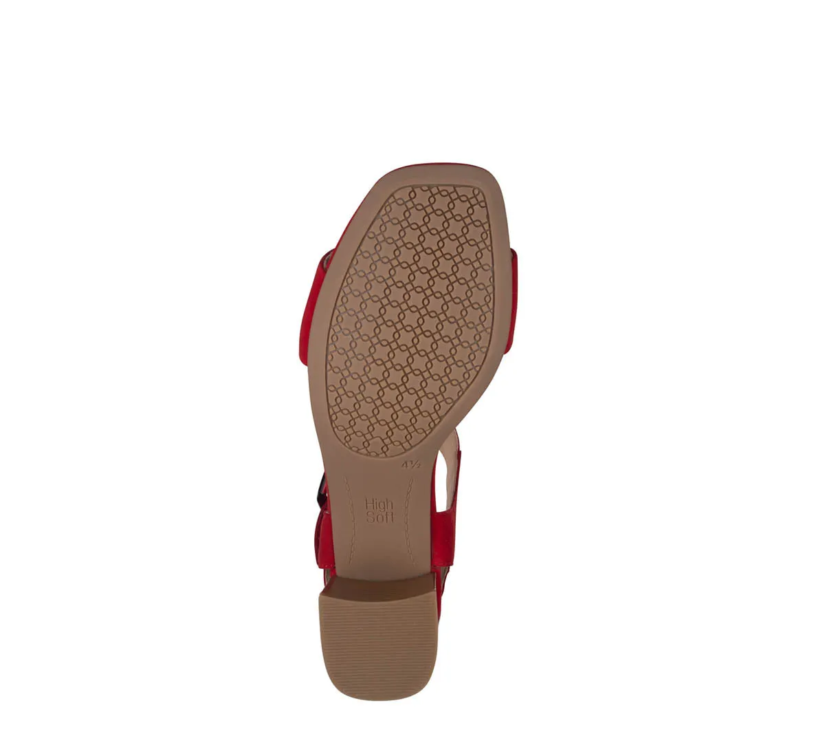 Bethel Women's Adjustable Dress Sandal 50mm - Red 19