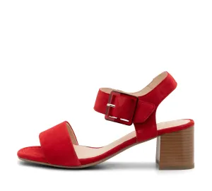 Bethel Women's Adjustable Dress Sandal 50mm - Red 19