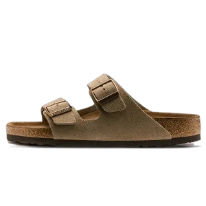 Birkenstock Arizona Suede Leather Soft Footbed 'Taupe'