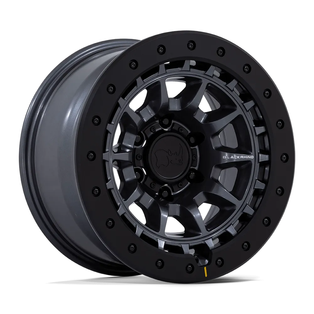 Black Rhino BR016 Tusk 17X8.5 6X139.7 0mm Matte Gunmetal