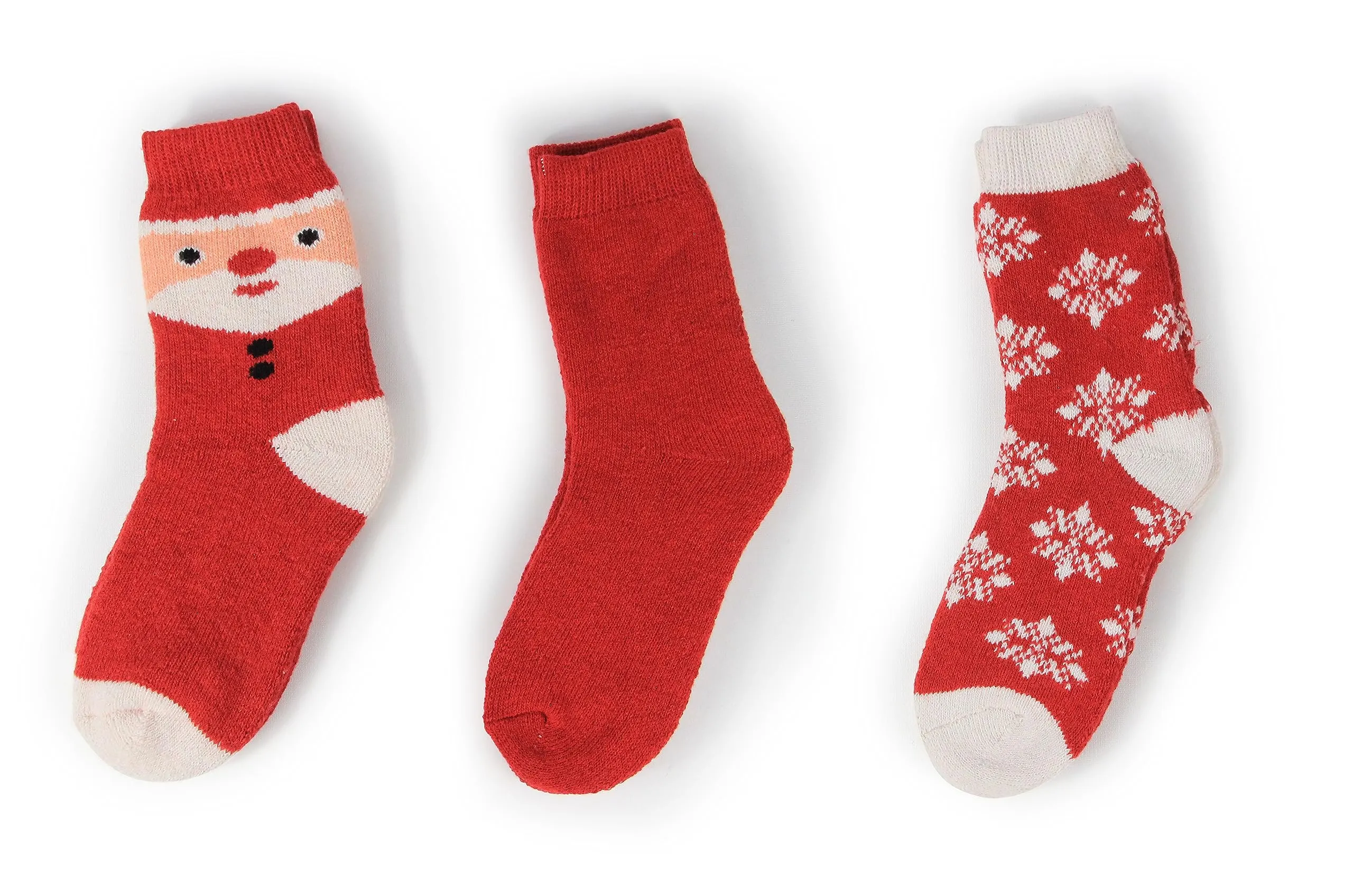BomKinta Women Winter Solid Boots Socks Thick Warm Wool Socks Cozy Crew Socks for Women Christmas Gift