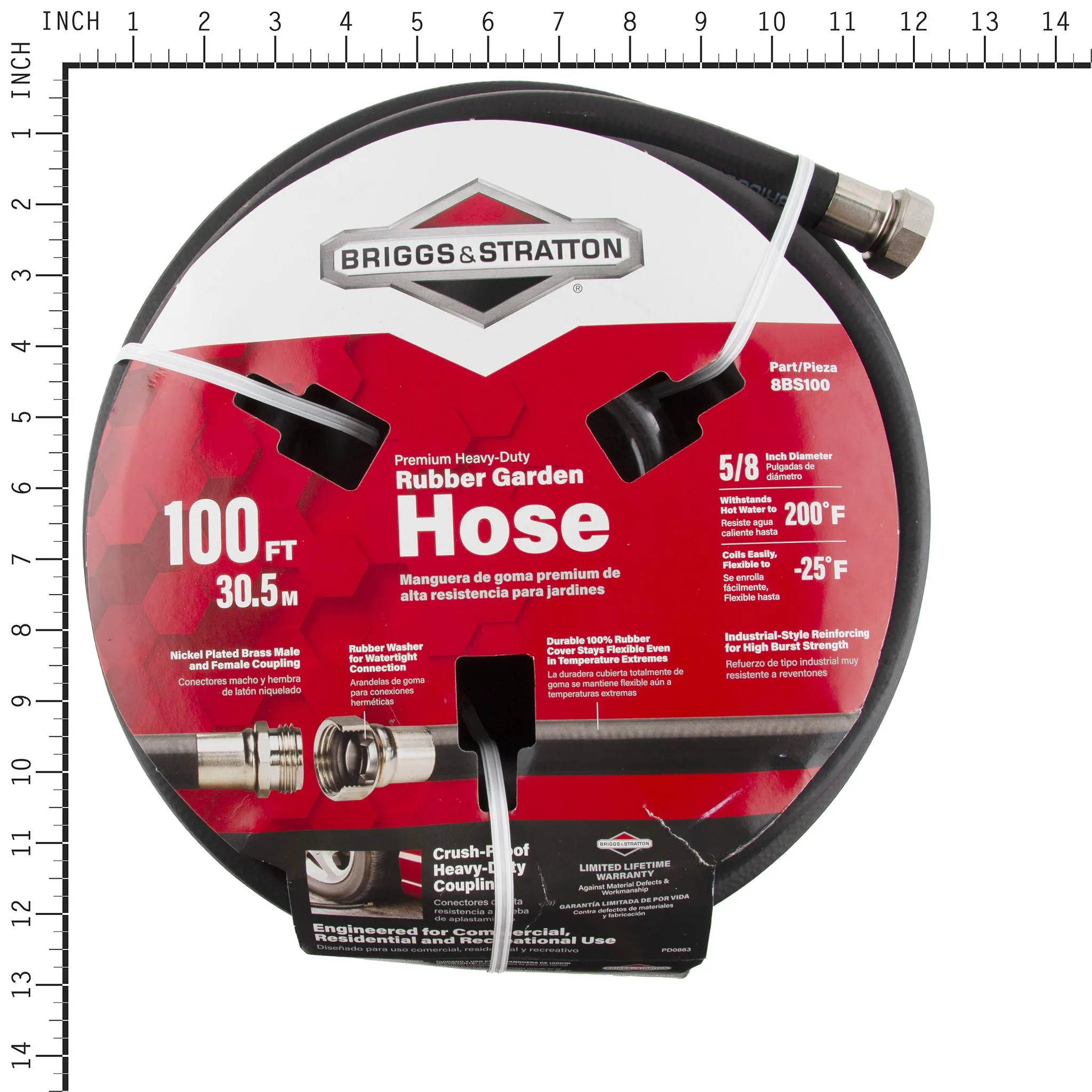 Briggs & Stratton: Heavy-Duty Rubber Garden Hose