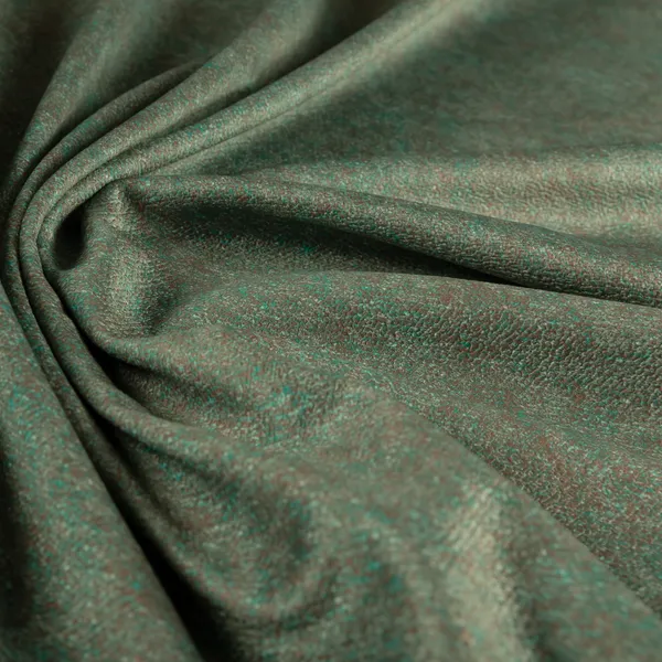 Habitat Aged Look Soft Suede Green Upholstery Fabric CTR-2469
