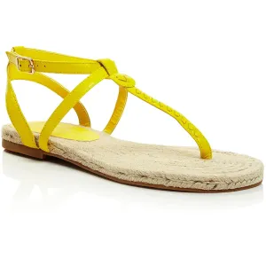 Jack Rogers Womens Evie Leather Ankle Strap Espadrilles