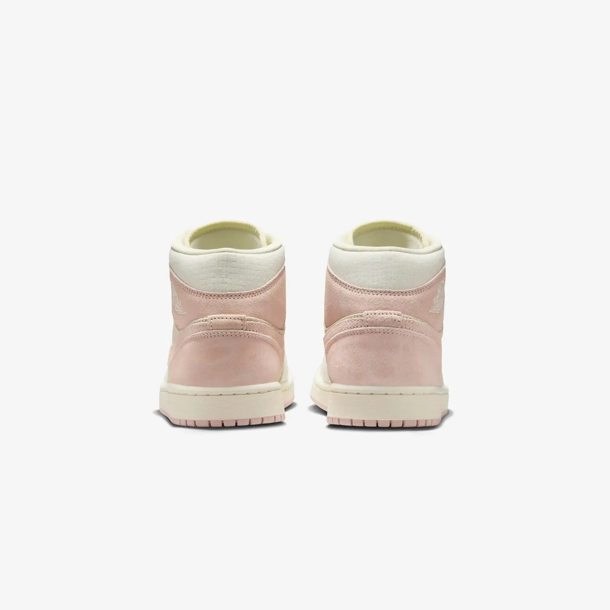 JORDAN | WMN'S AIR JORDAN 1 MID SE { COCONUT MILK/LEGEND PINK-SAIL