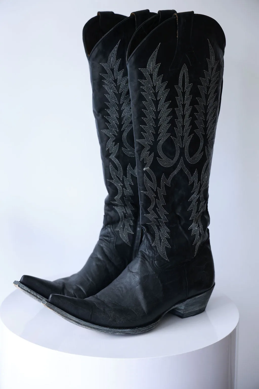 Mayra Black Tall Boots Regular Fit