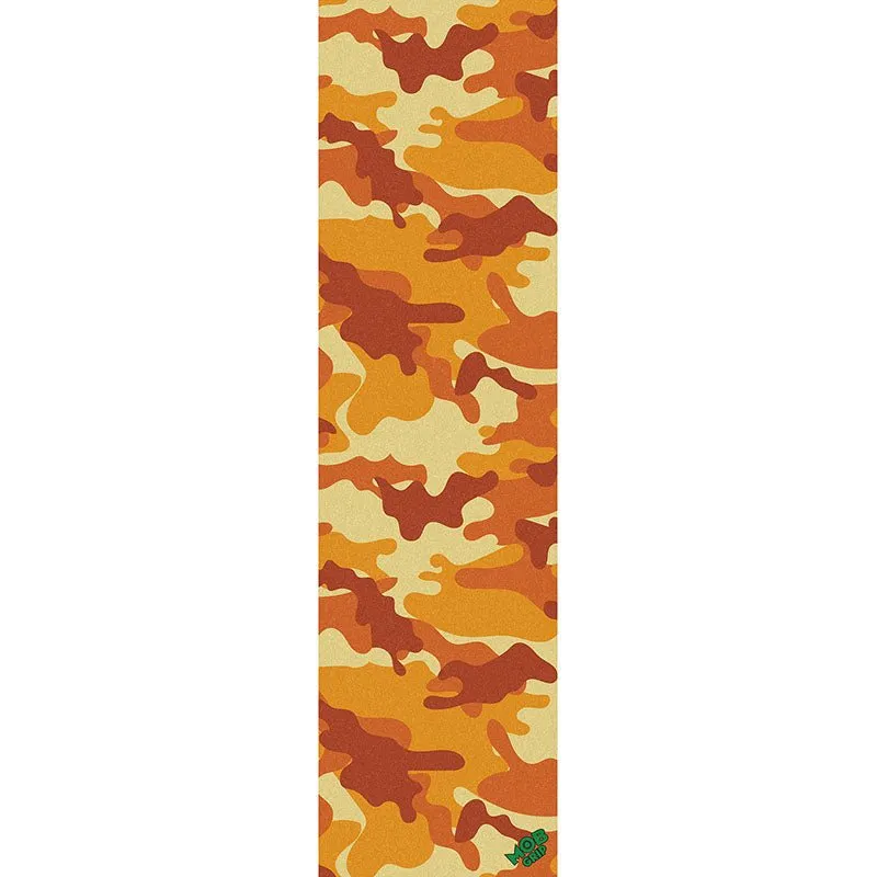 Mob Grip 9" x 33" (ORANGE CAMO) Graphic Mob Skateboard Grip Tape
