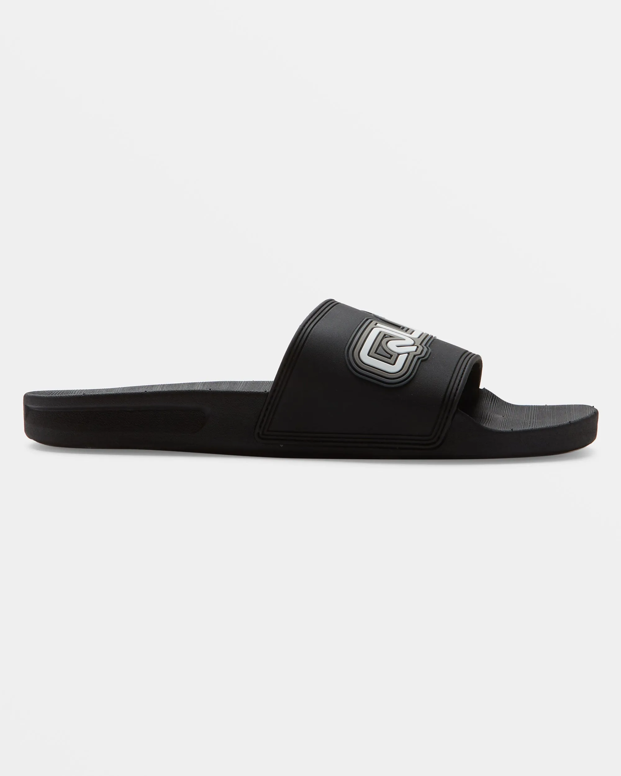 Rivi Wordmark Slide II Sandals - Black 1