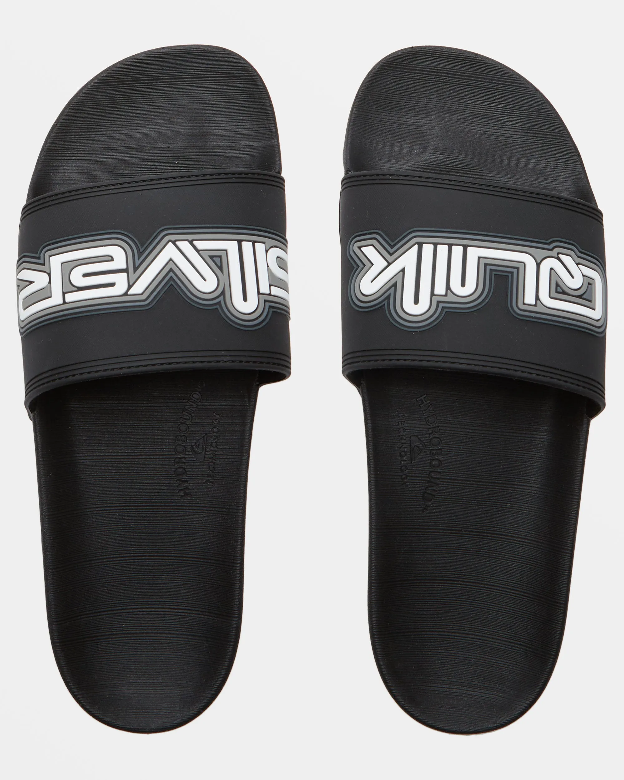 Rivi Wordmark Slide II Sandals - Black 1