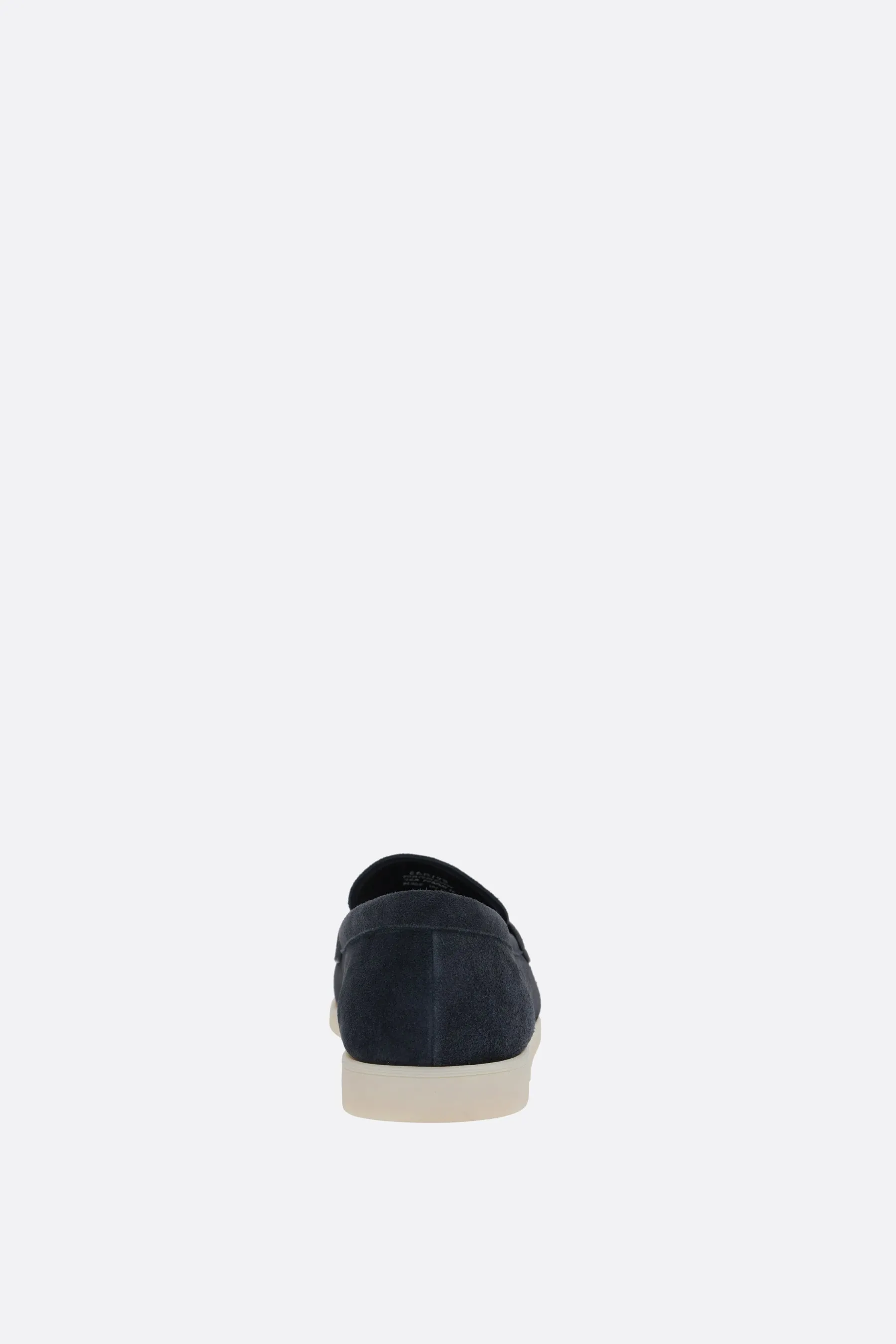 Round-Toe Velvet-Suede Loafers