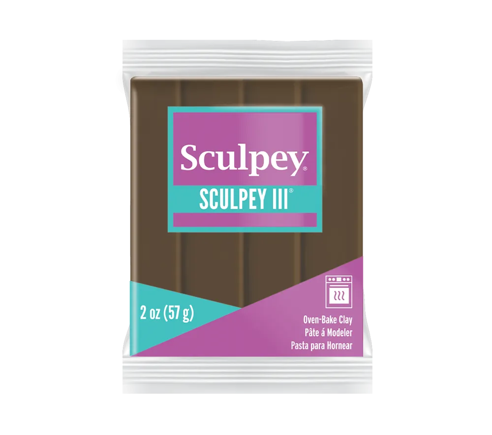 Sculpey III - Suede Brown, 2 oz.