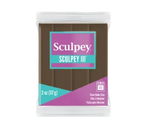Sculpey III - Suede Brown, 2 oz.