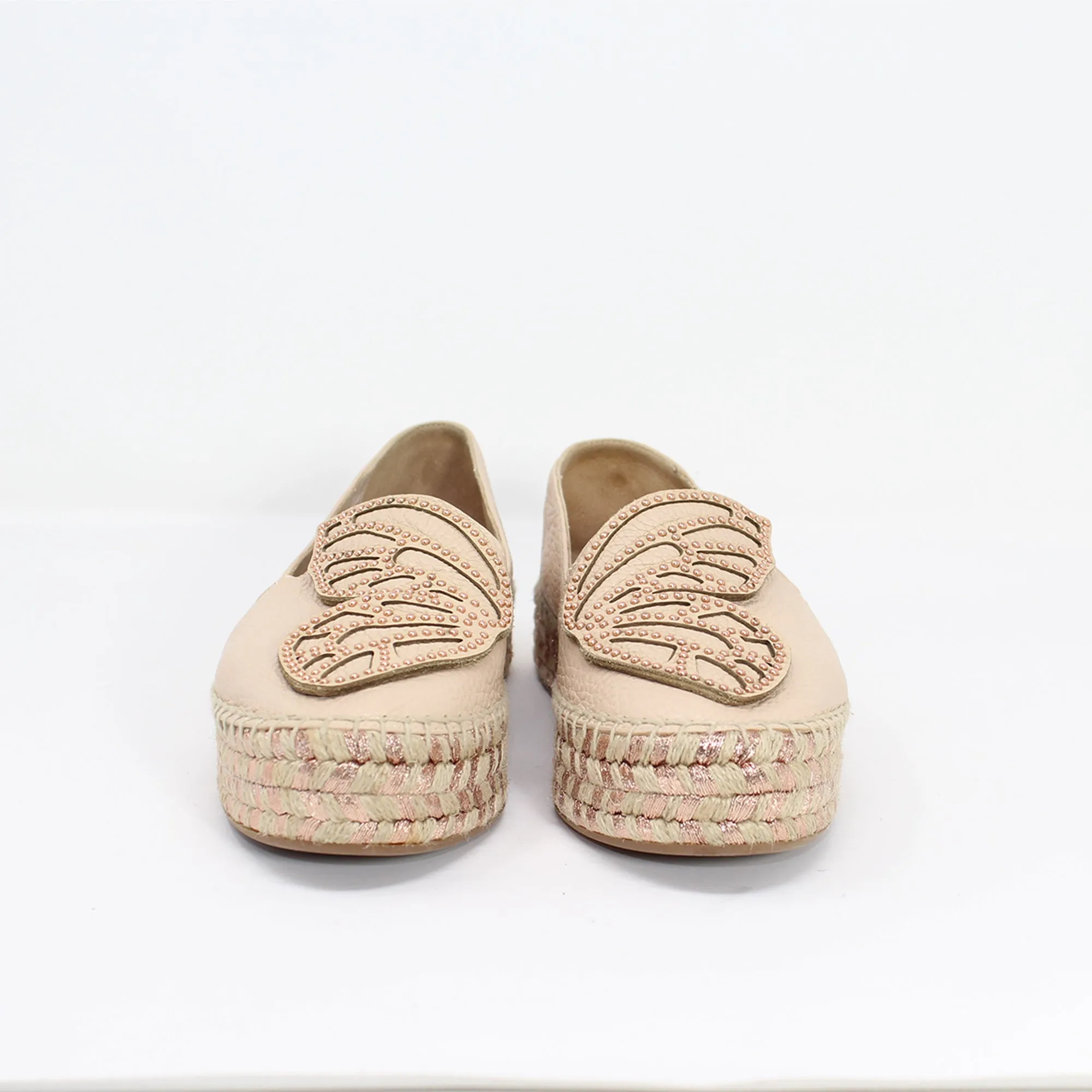 Sophia Webster  Bibi Butterfly leather espadrilles Talla 38.5 with dustbag