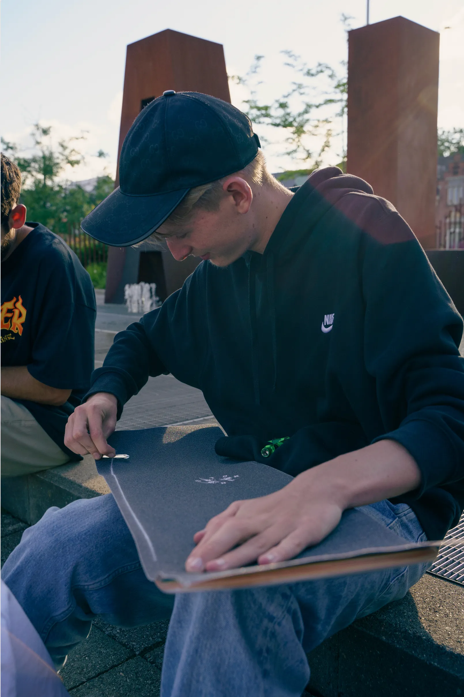 Stoked Slow Life Snail Black Griptape