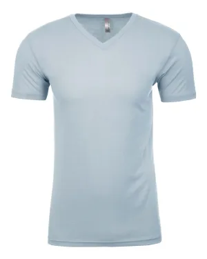 Suede Light Blue V Neck Undershirt