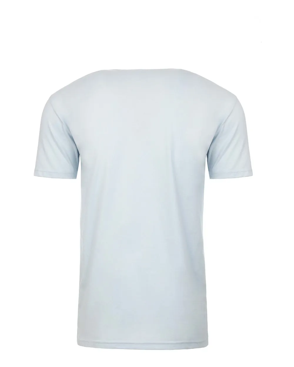 Suede Light Blue V Neck Undershirt