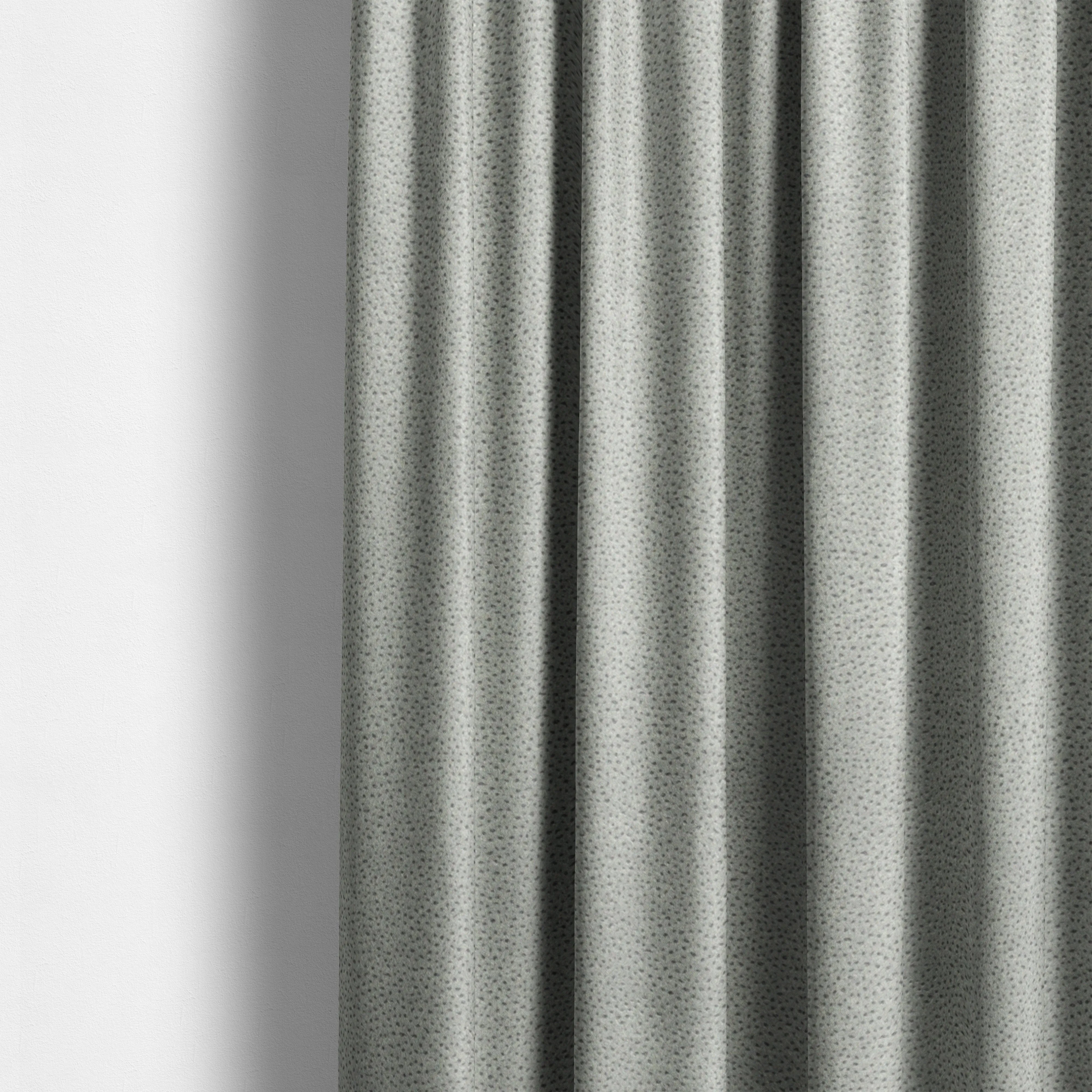 Wilson Soft Suede Silver Colour Upholstery Fabric CTR-1543 - Made To Measure Curtains