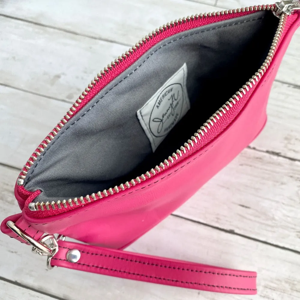 Wristlet in Hot Pink